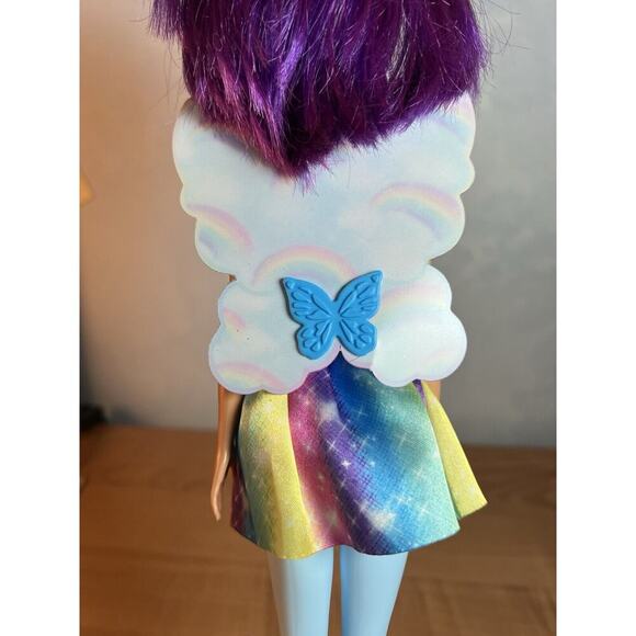 Barbie Dreamtopia Fairy Rainbow Cove FJC85 Purple Hair No Crown - Picture 5 of 6